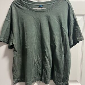 Old Navy Men's Olive Short Sleeve Tee
